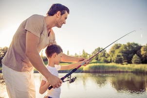 Father Son Fishing