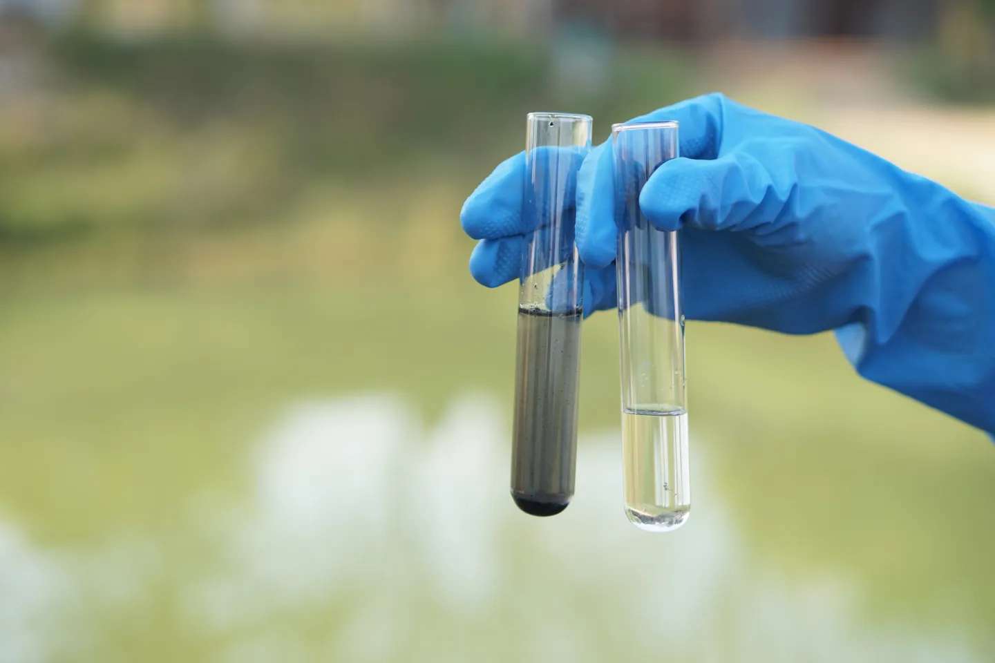 sediment surveys measure accumulated muck and organic material 