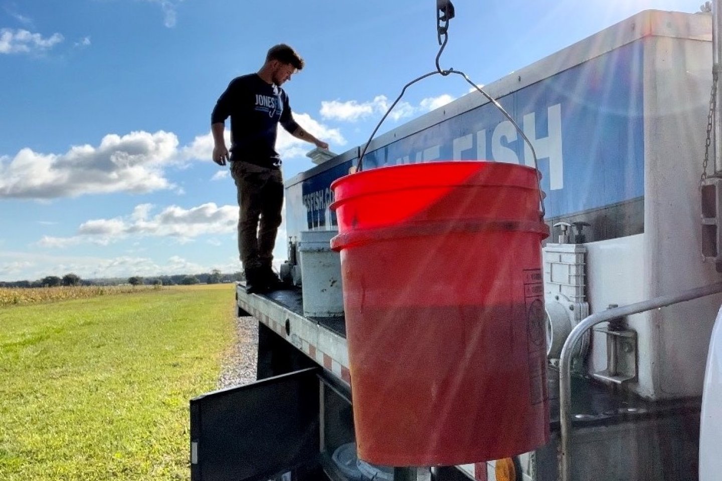 Fish Stocking - Fish Deliveries | Jones Lake Management