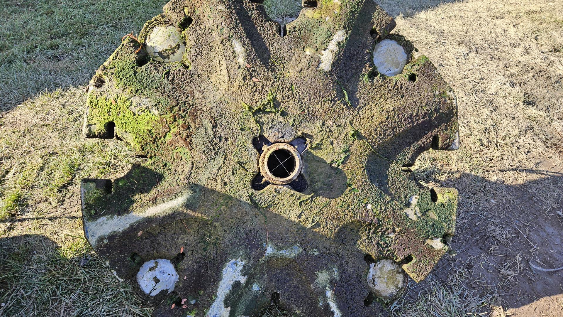 Before fountain winterization