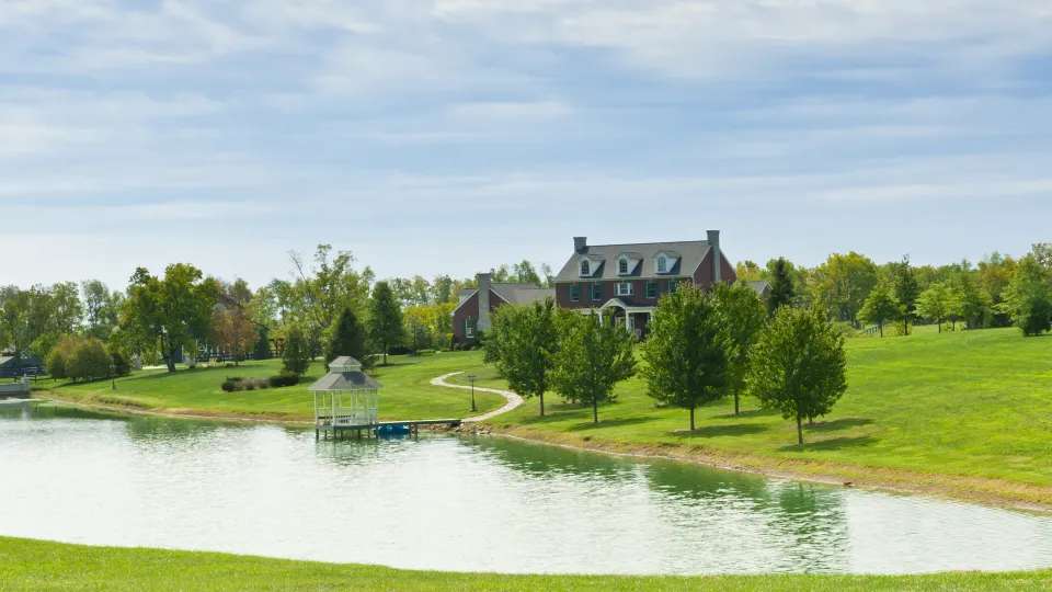 Country House with Pond