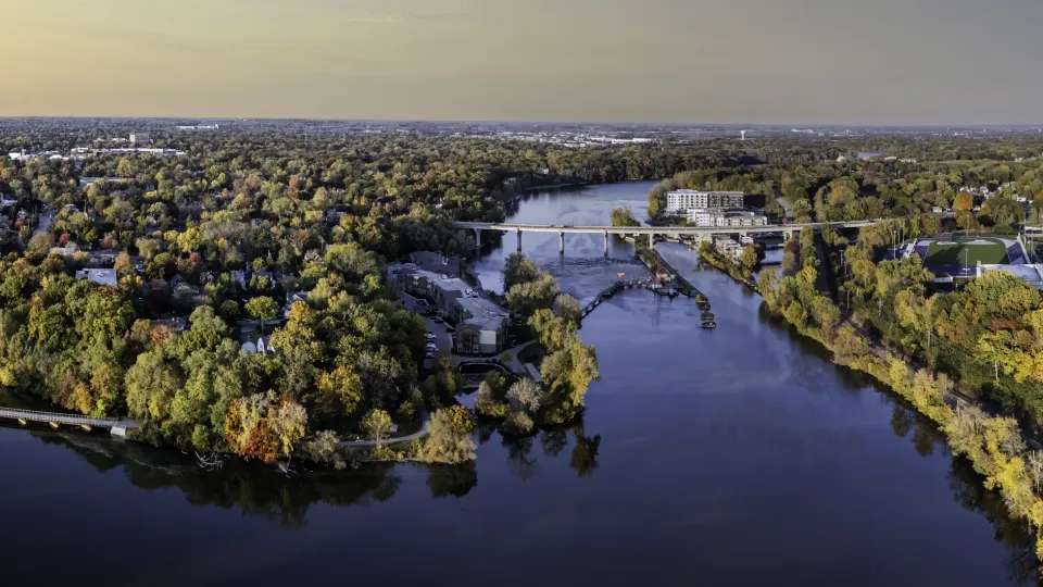 appleton wisconsin fox river view
